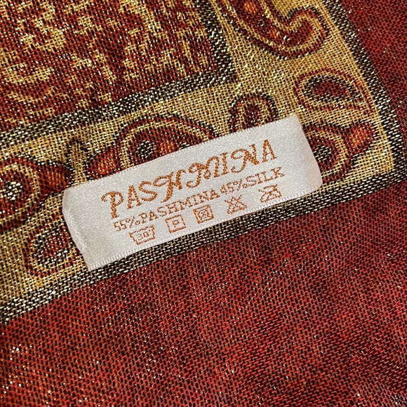 XL Pashmina & Silk Scarf - Picture 1 of 5